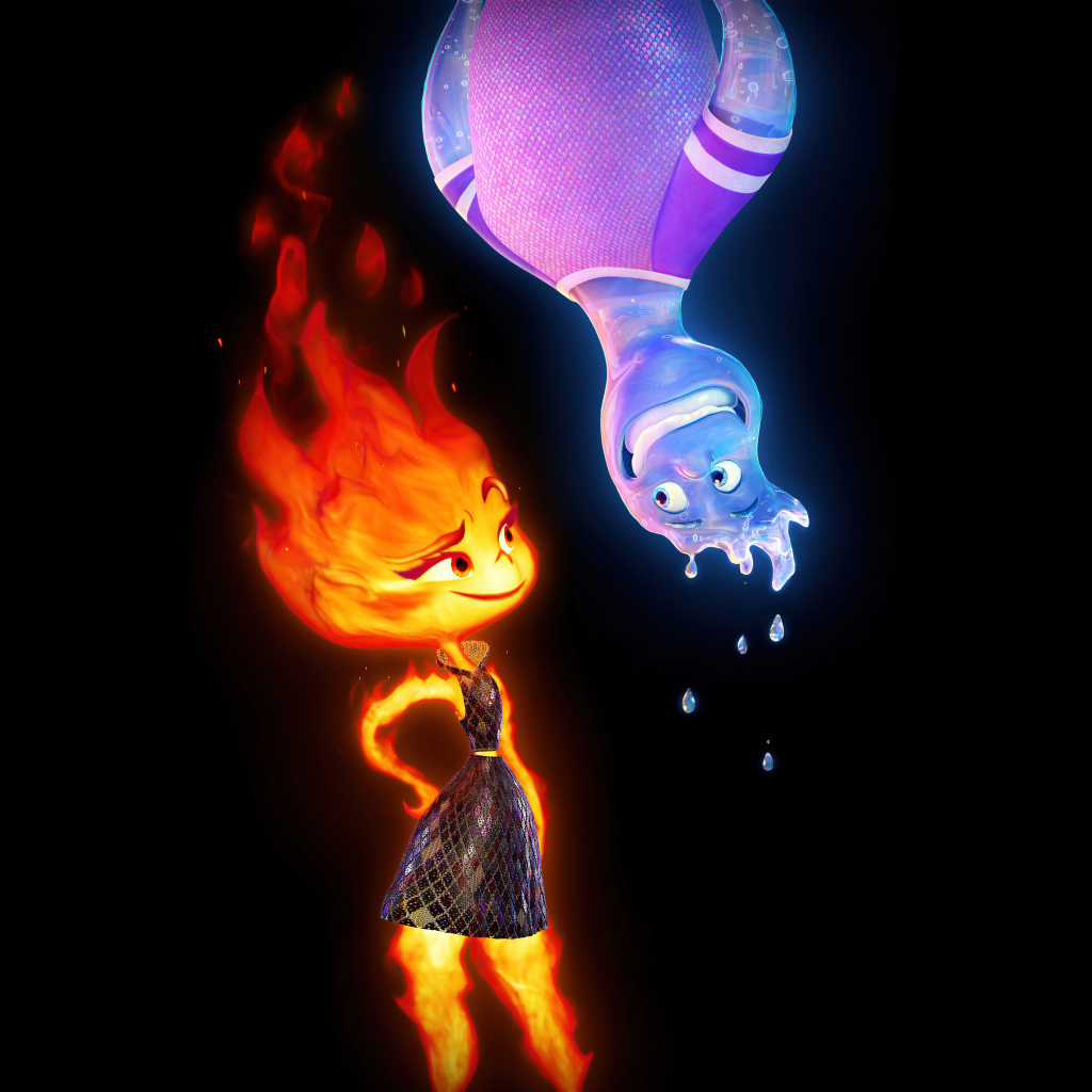 Постер нового мультфильма Элементарно, 2023