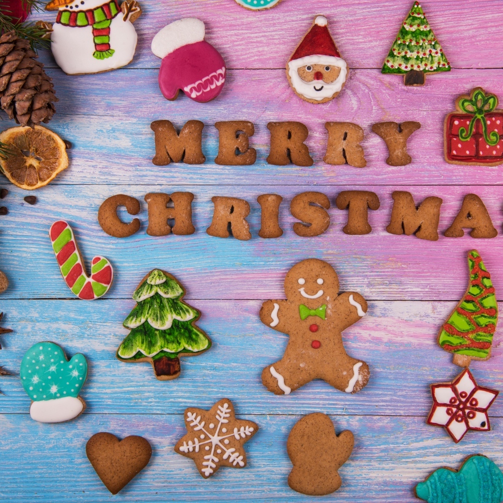 Красивое печенье на Рождество