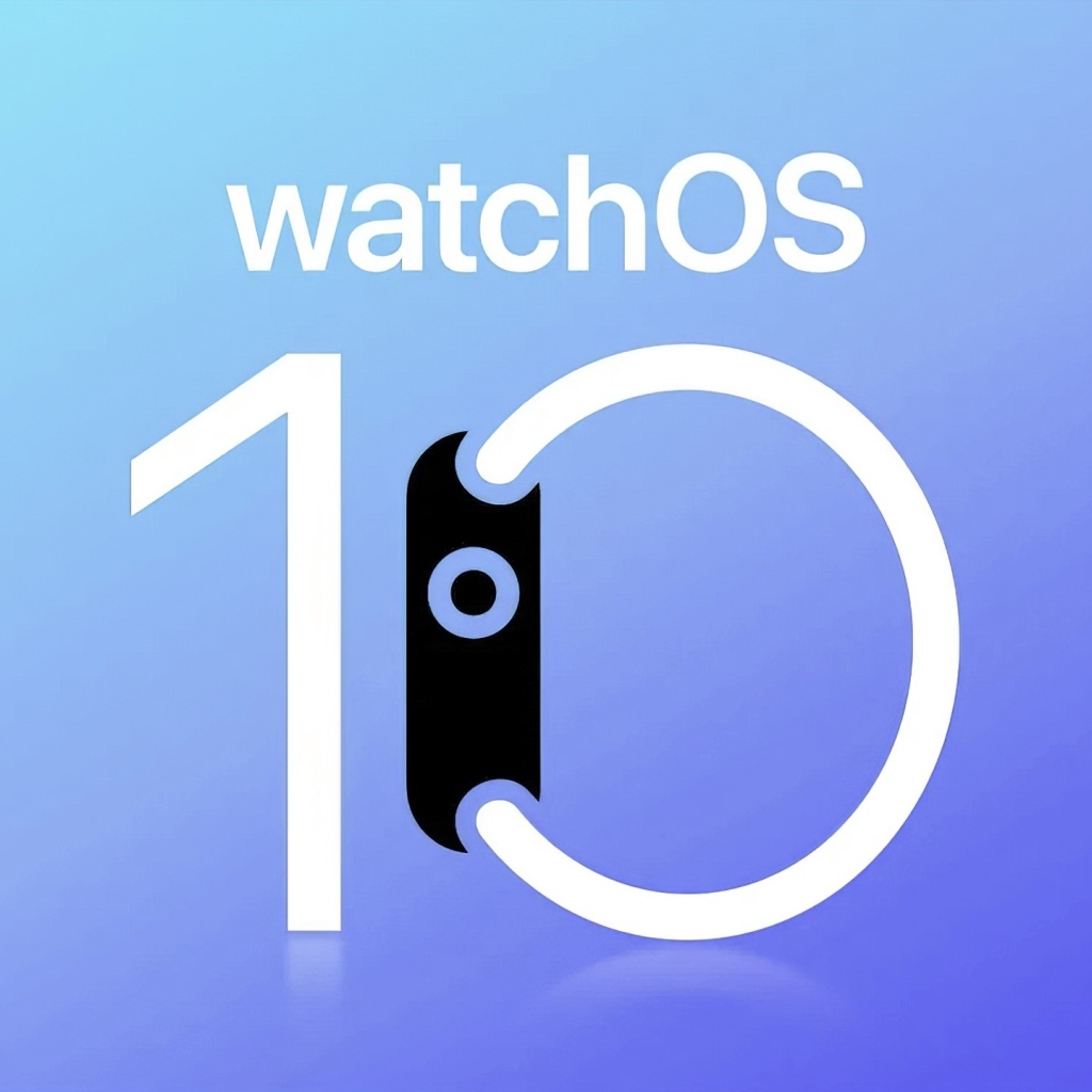Логотип нового гаджета watchOS 10