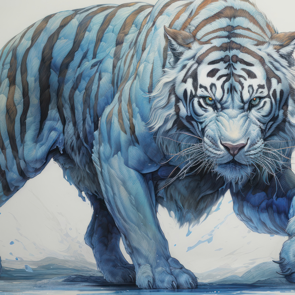 Фантастический белый тигр