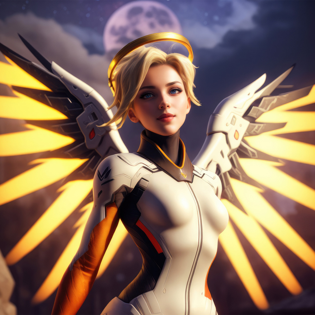 Девушка робот ангел