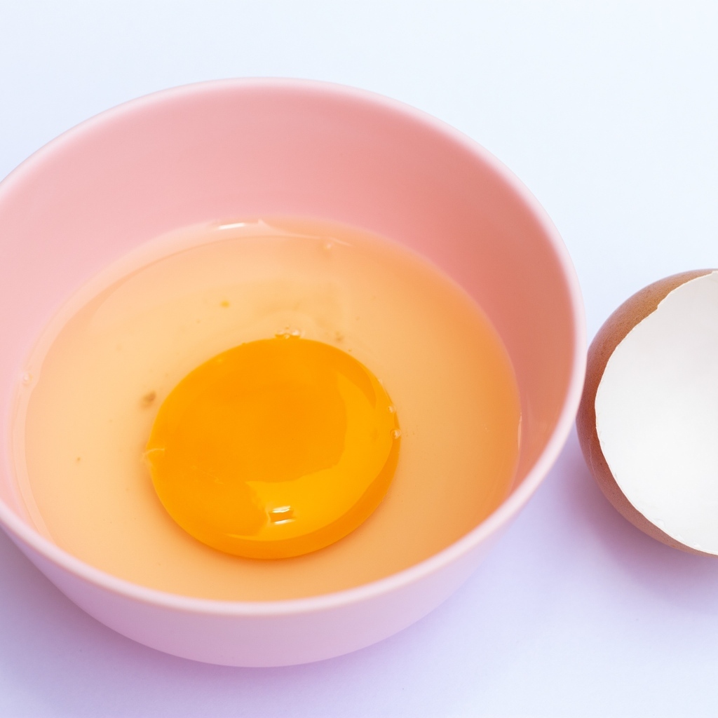 Разбитое яйцо на столе со скорлупой