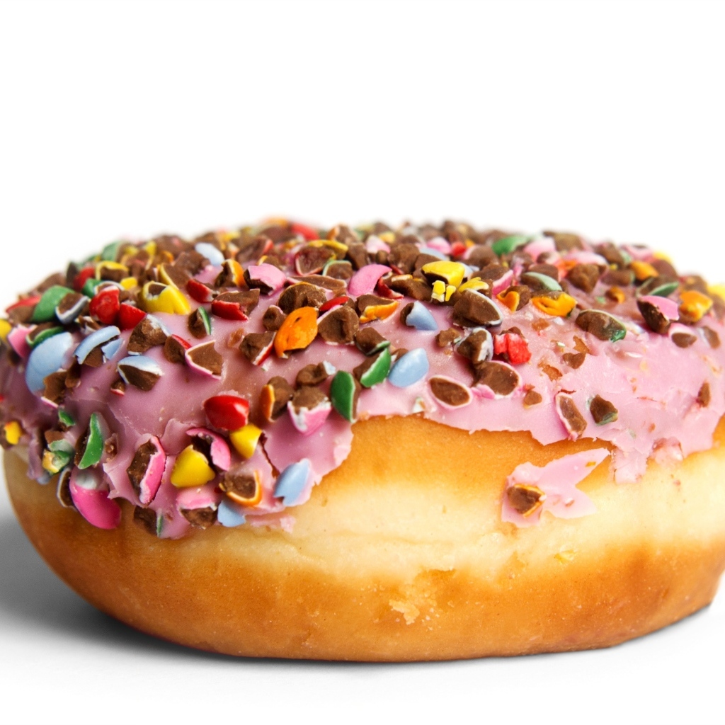 Пончик в сладкой глазури