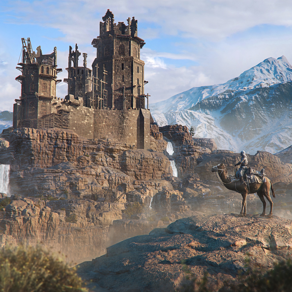 Красивый вид в компьютерной игре Assassin’s Creed Mirage