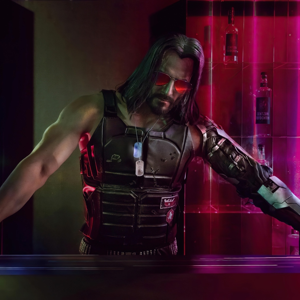 Персонаж Киану компьютерная игра Cyberpunk 2077