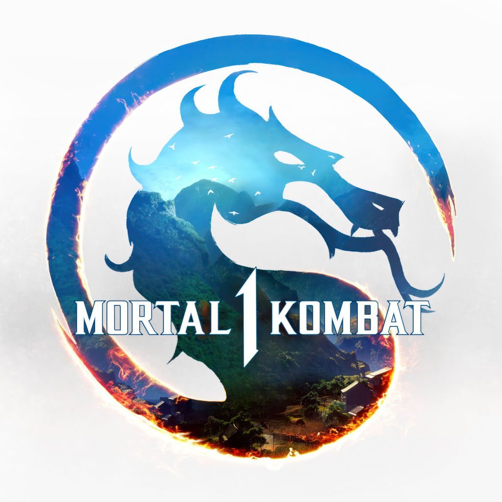 Логотип компьютерной игры mortal kombat-1