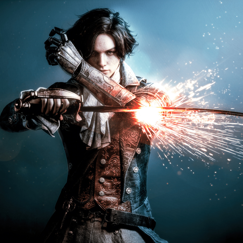 Персонаж Пиноккио с мечом компьютерная игра Lies of P