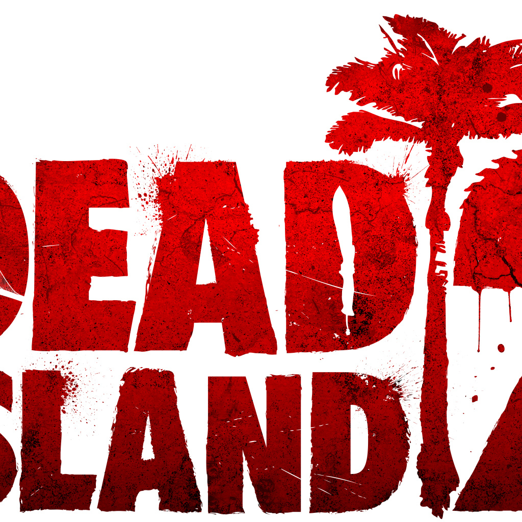 Постер на белом фоне Dead Island 2, 2023 года