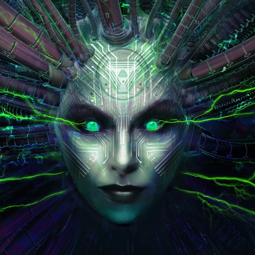 Робот из компьютерной игры System Shock
