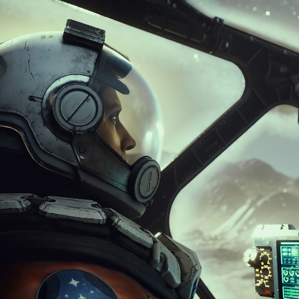 Персонаж компьютерной игры Starfield