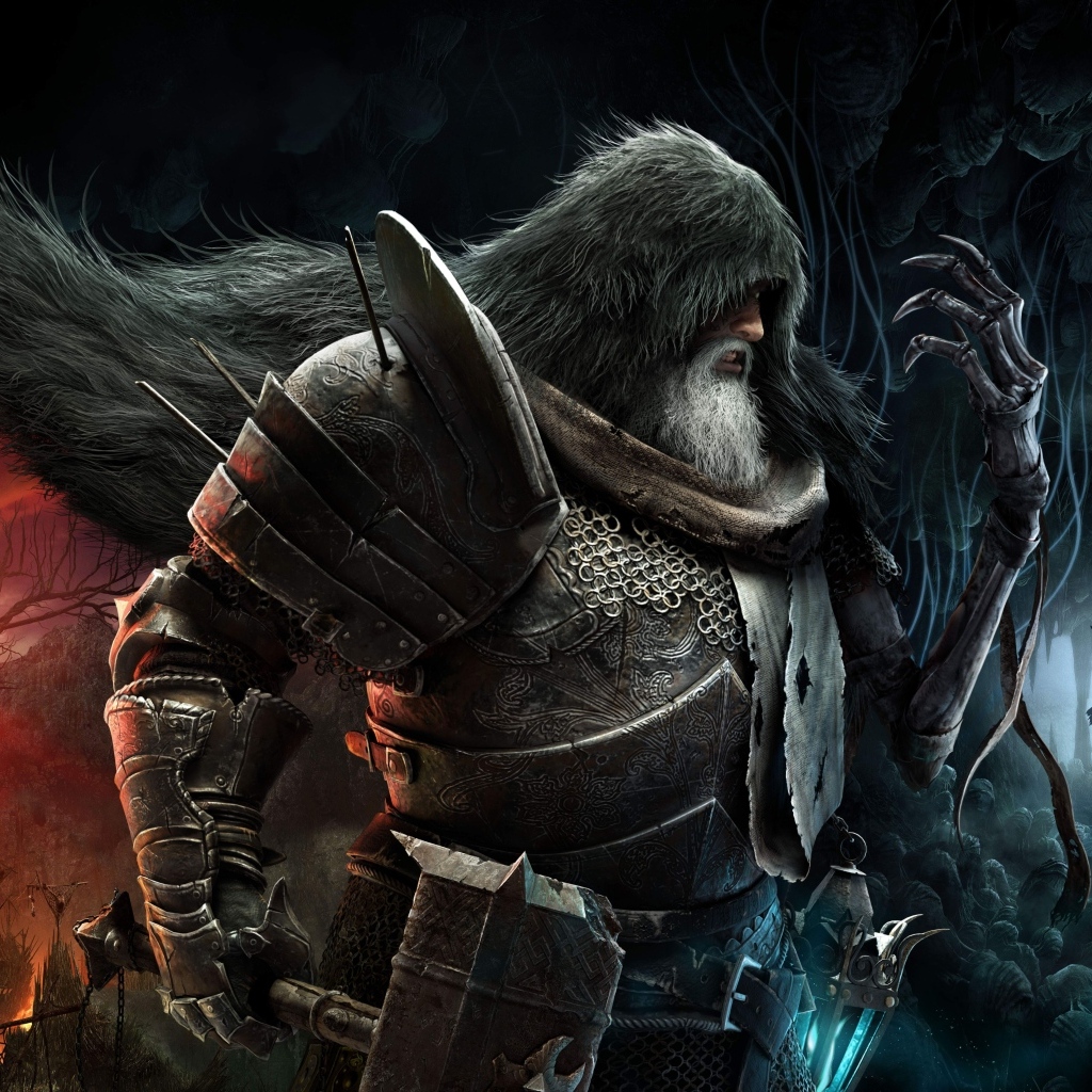 Воин из компьютерной игры The Lords of the Fallen