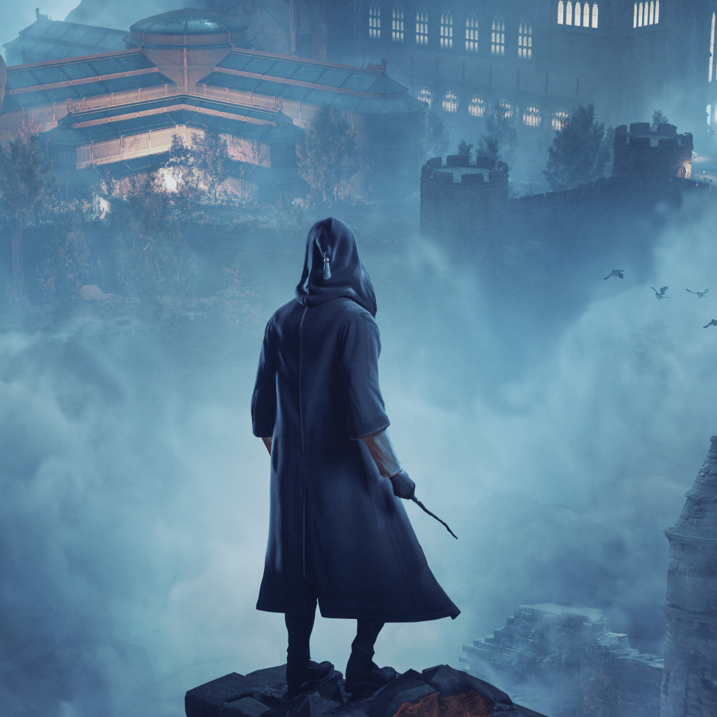 Волшебник из компьютерной игры Hogwarts Legacy