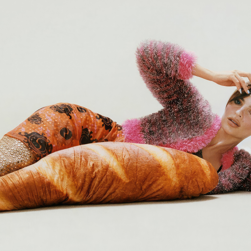 Модель Эмили Ратаковски лежит на полу