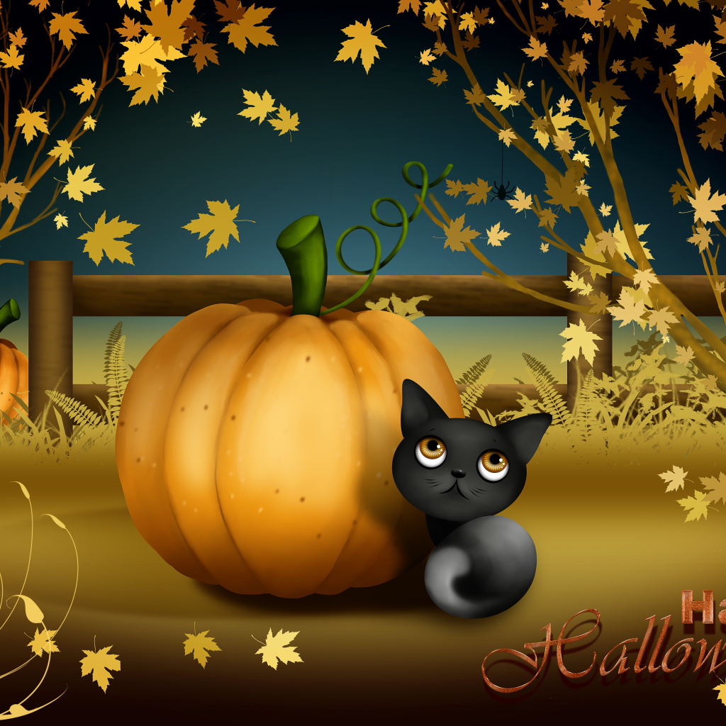 Красивая картинка на праздник Хэллоуин
