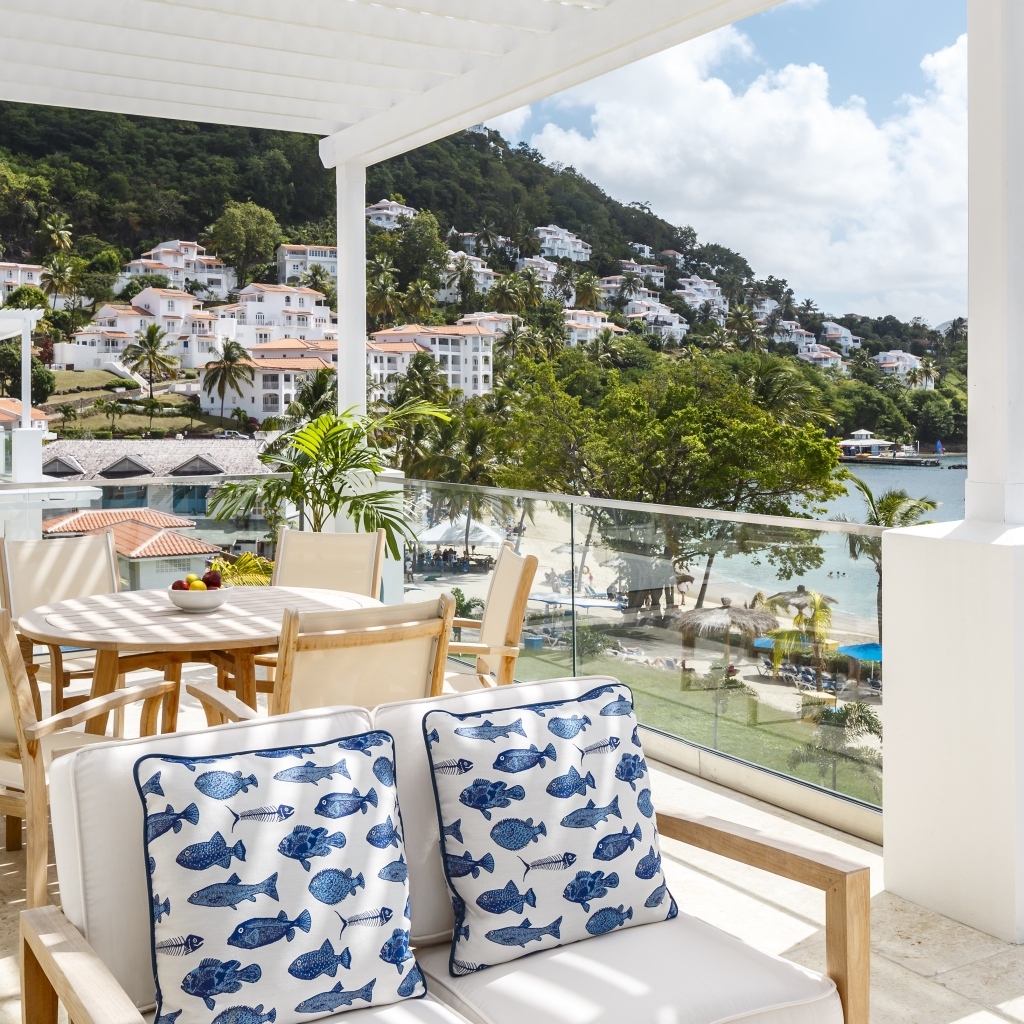 Красивая терраса в вилле