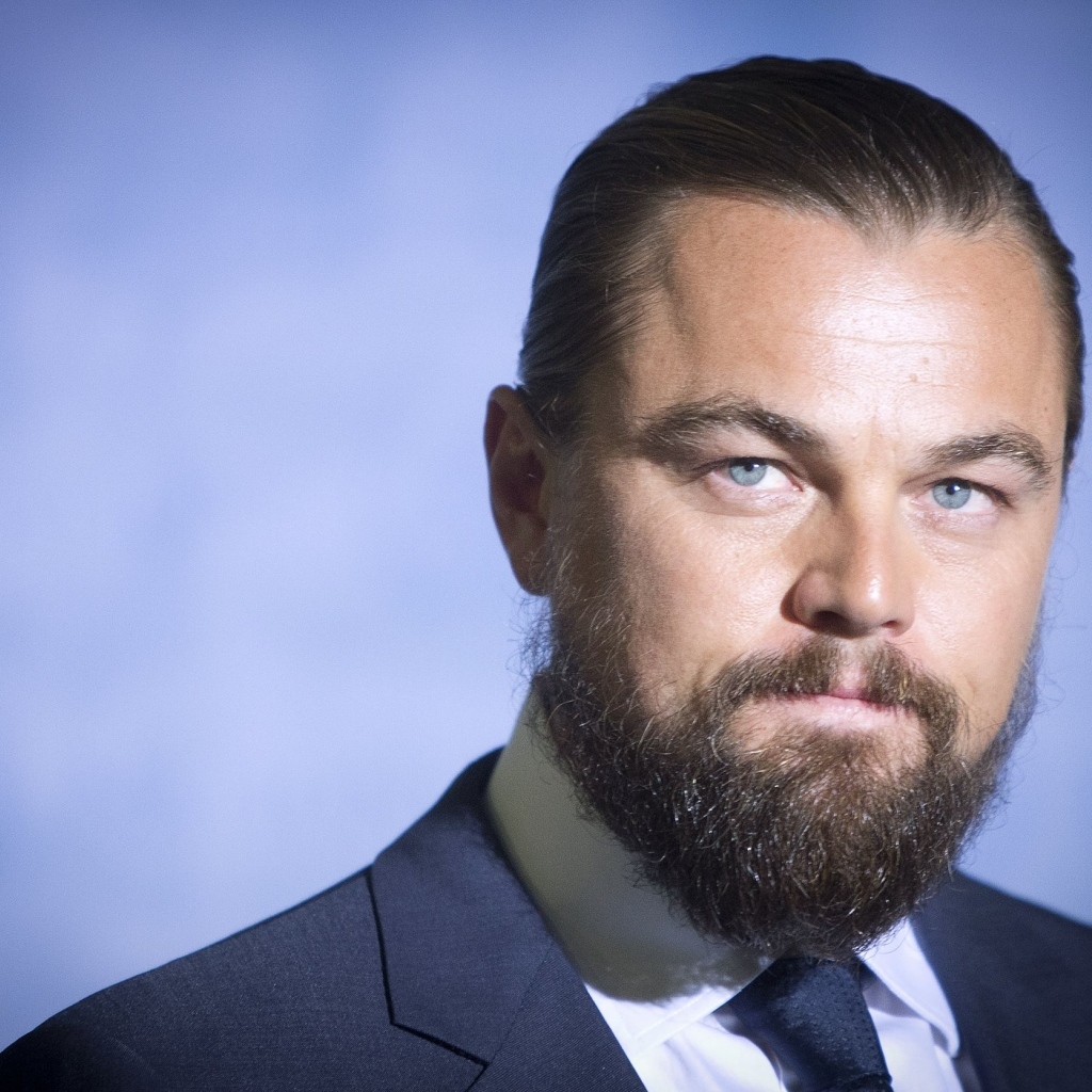 Актер Леонардо ди Каприо с бородой