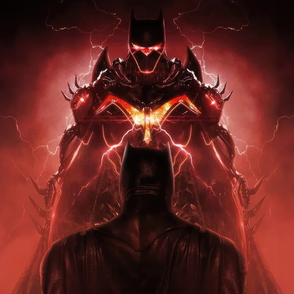 Бэтмен сражается с темными силами