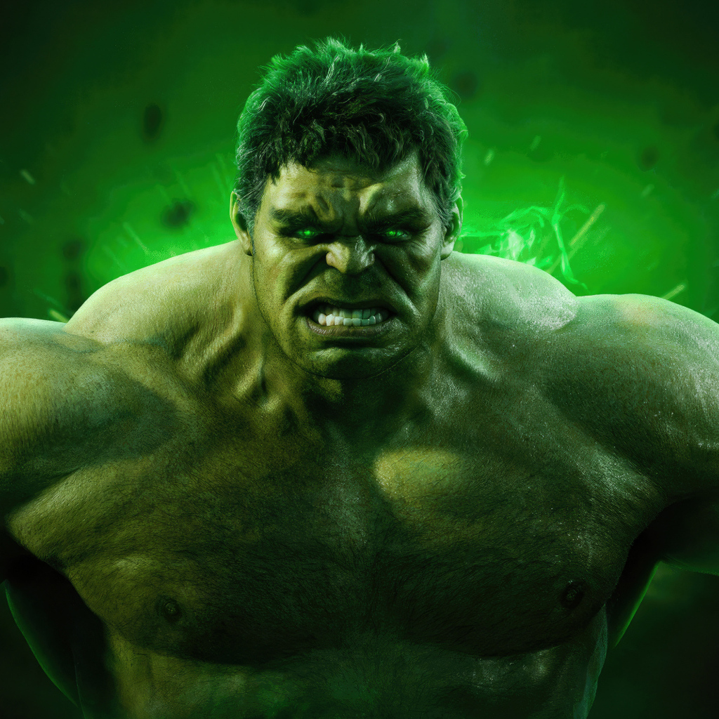 Большой зеленый злой Халк