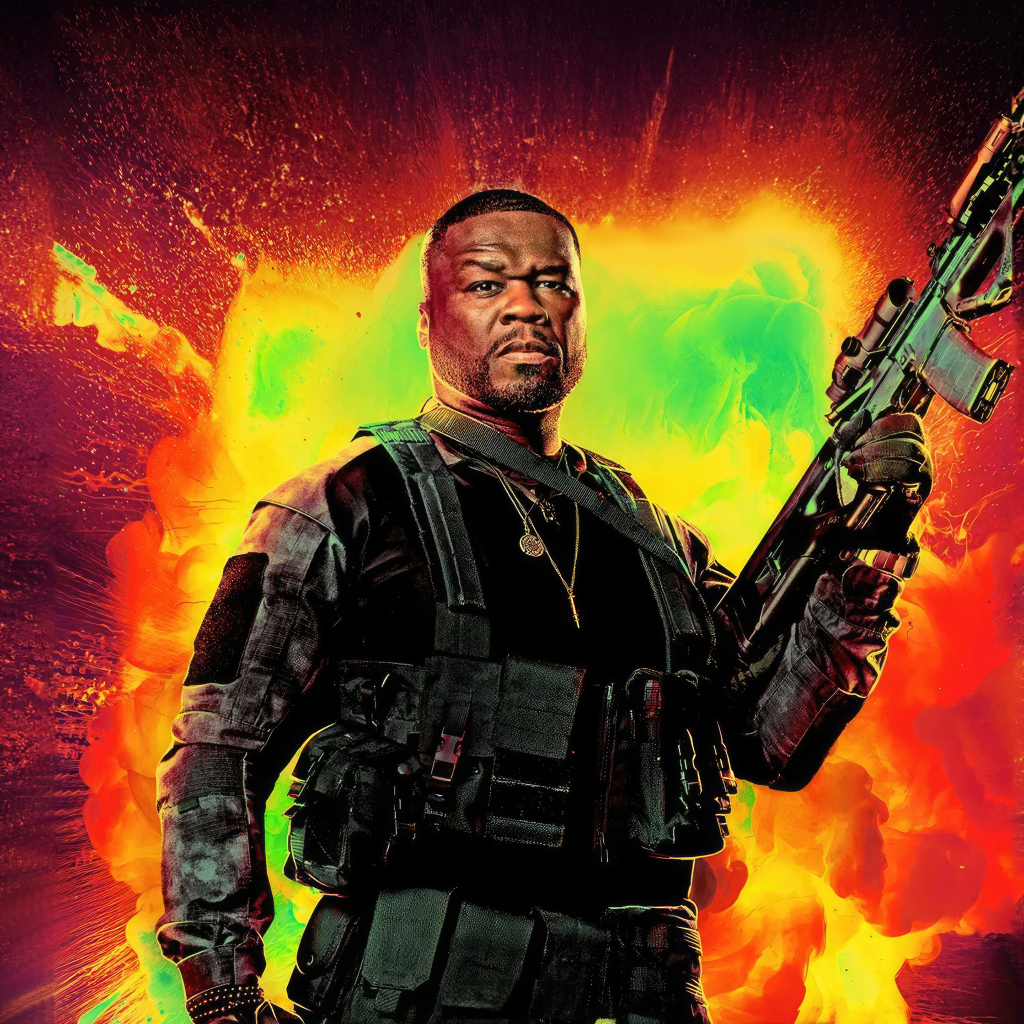 Персонаж Изи Дэй актер 50 Cent в фильме Неудержимые 4, 2023