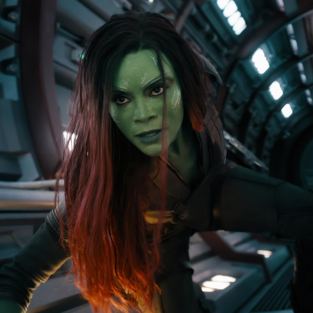 Гамора персонаж фильма Стражи Галактики: Часть 3