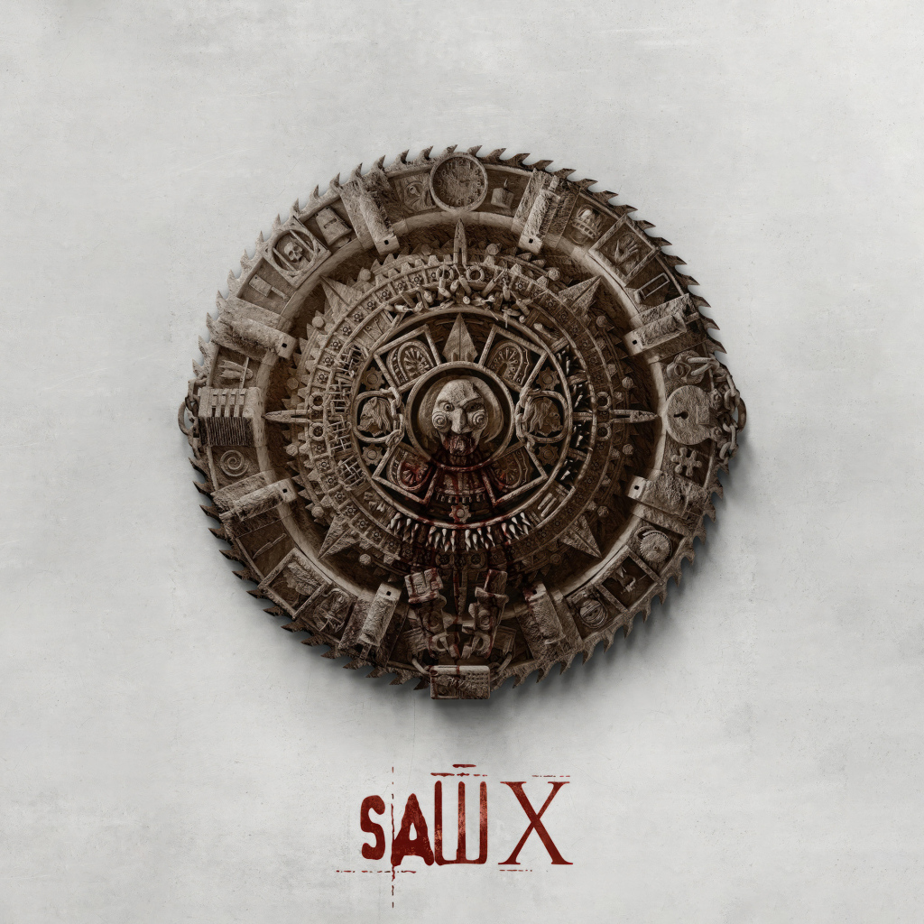 Логотип нового фильма Пила 10, 2023