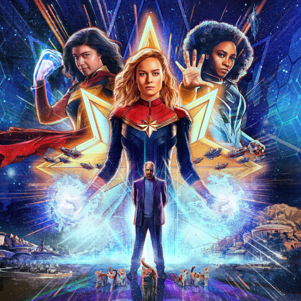 Постер фантастического фильма Марвелы
