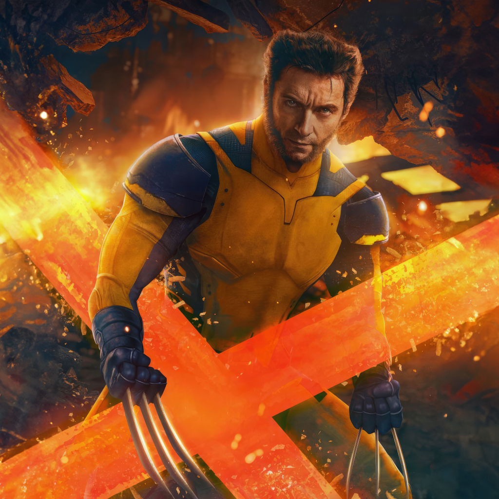 Грозный Росомаха с острыми когтями