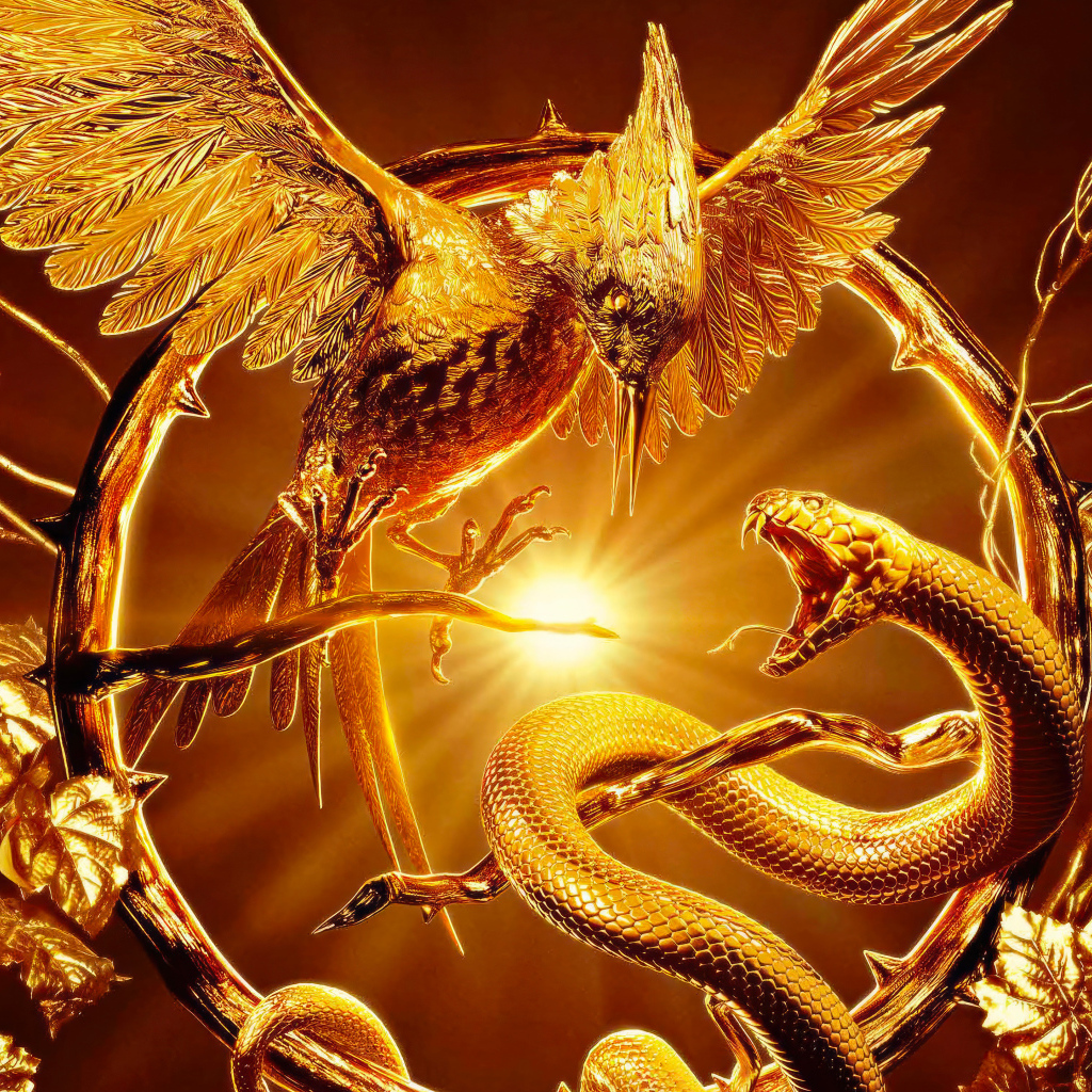 Постер фильма Голодные игры: Баллада о змеях и певчих птицах, 2023