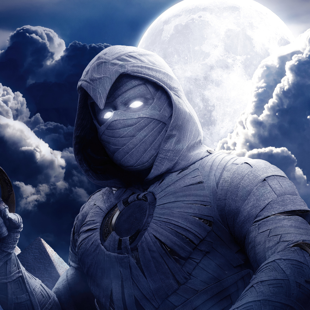 Супергерой Лунный рыцарь в костюме мумии