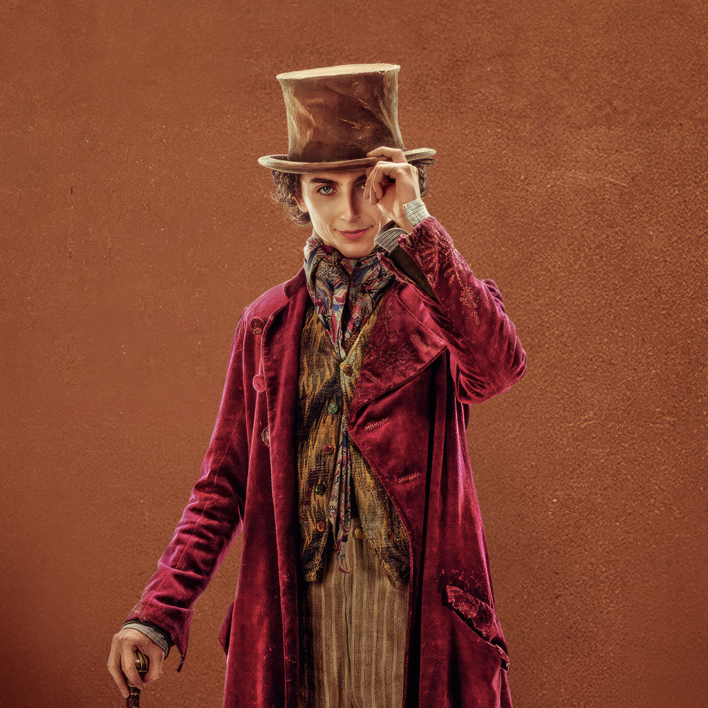 Персонаж Вилли Вонка в фильме 2023 года