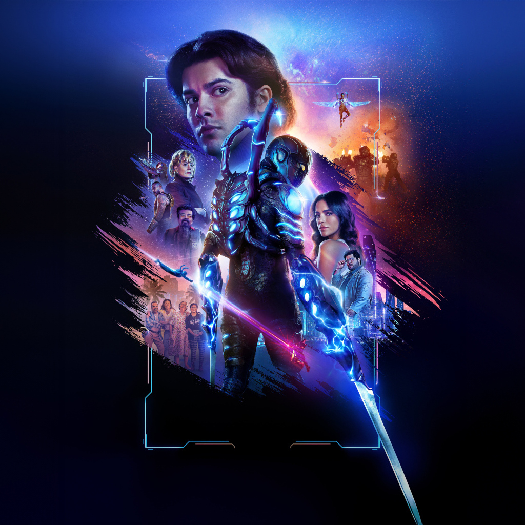 Новый фильм боевик Синий жук постер