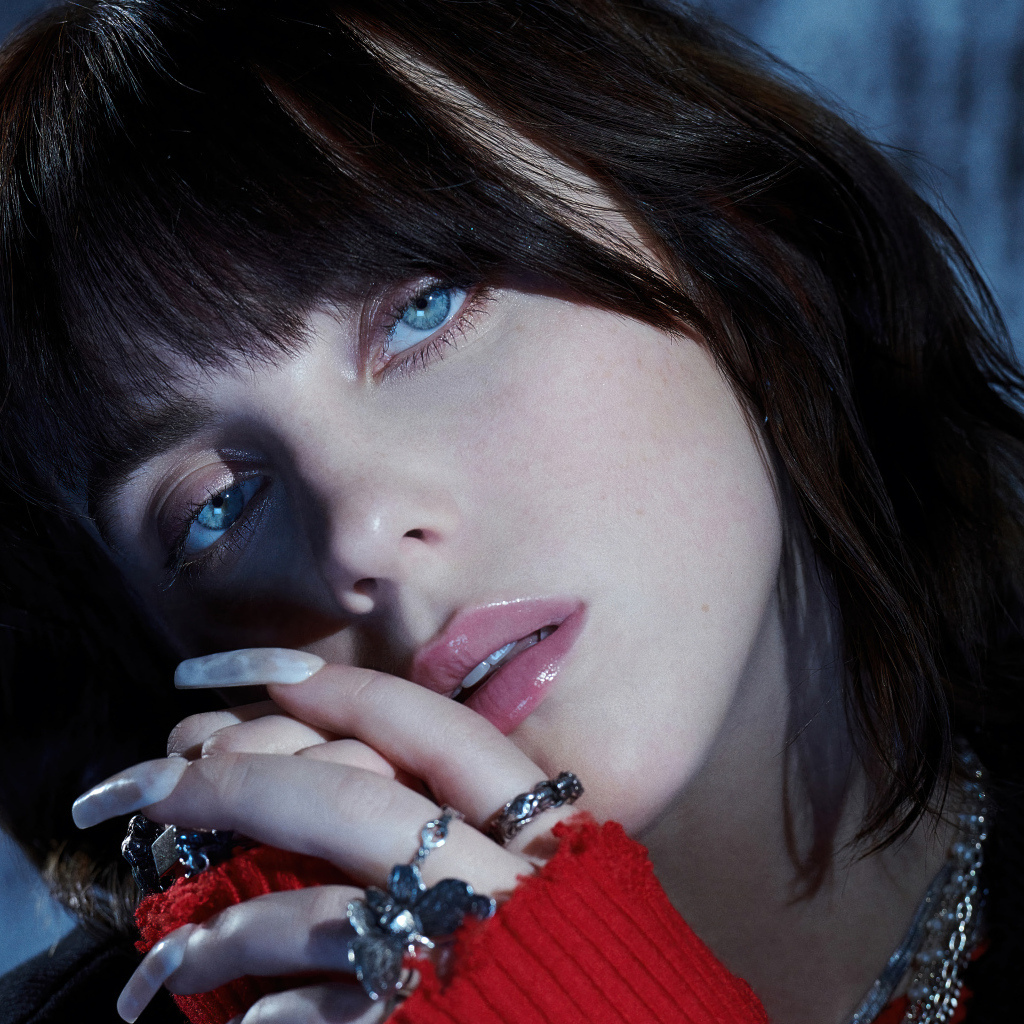 Голубоглазая девушка певица Билли Айлиш