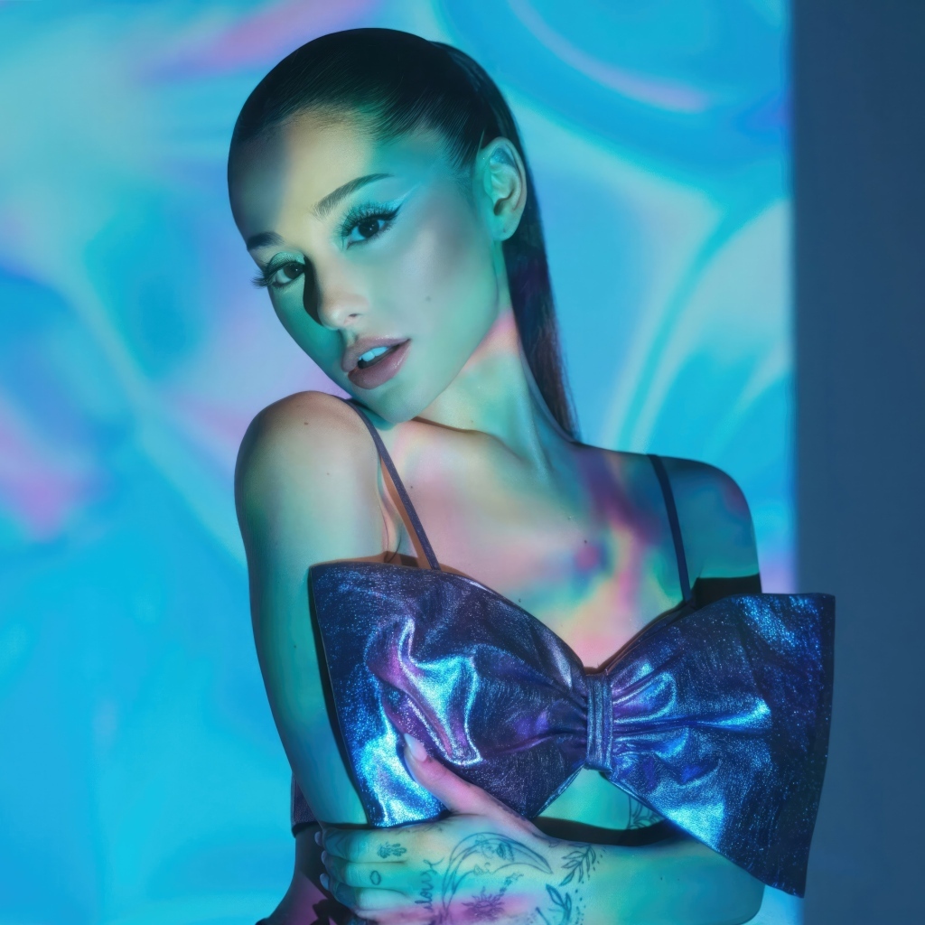 Нежная молодая девушка певица Ариана Гранде