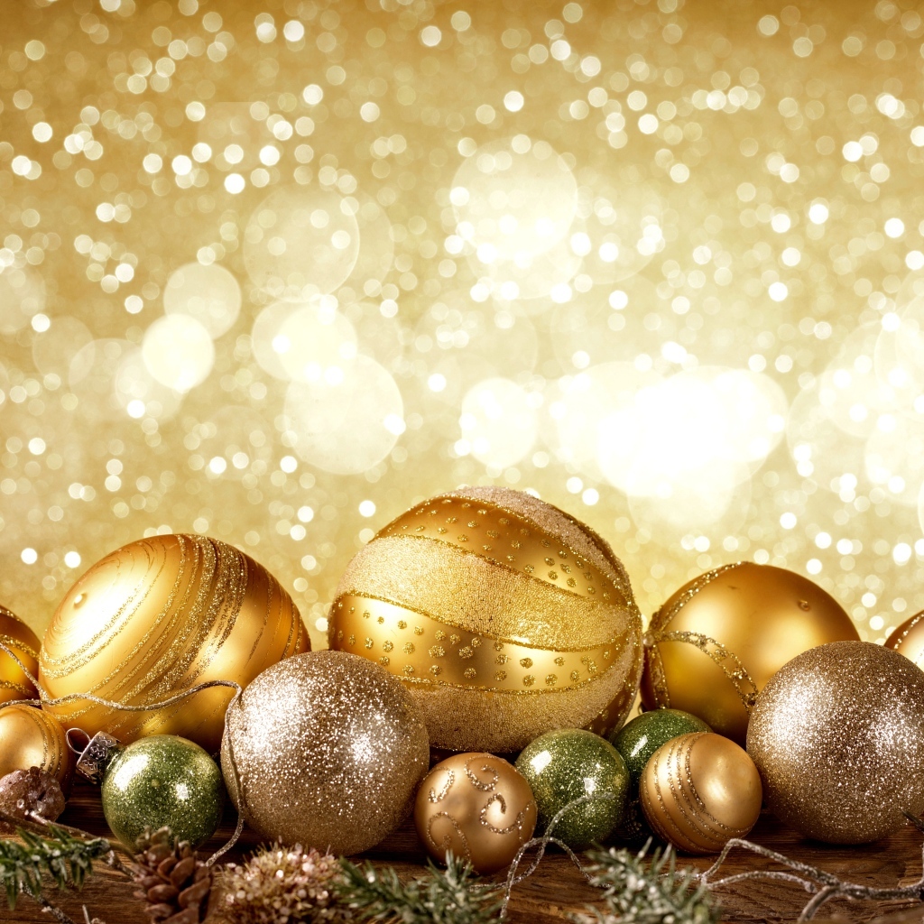 Красивые новогодние игрушки шаблон для открытки