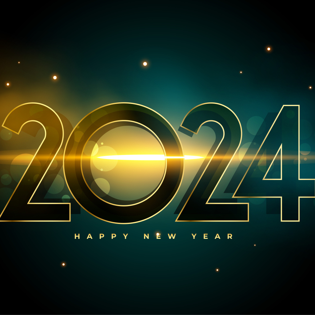 Открытка на новый год 2024 