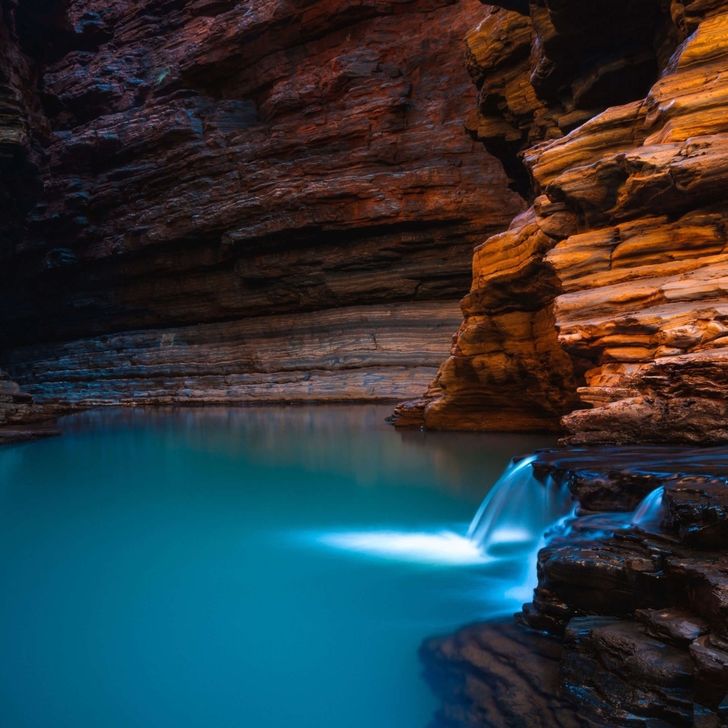 Водная пещера Kermits pool, Австралия