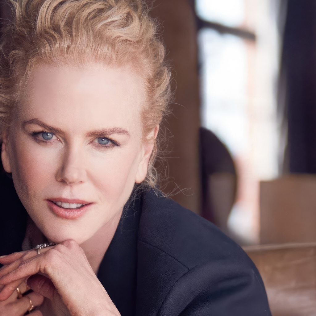 Голубоглазая американская актриса Николь Кидман