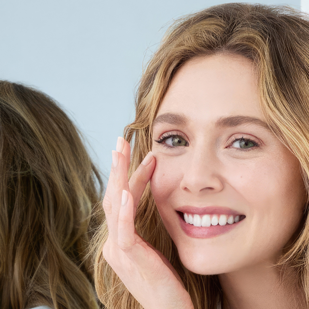 Нежная настоящая девушка актриса Элизабет Олсен