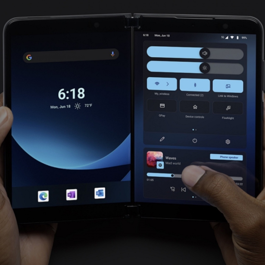 Смартфон Microsoft Surface Duo 2 на базе  Android 12L