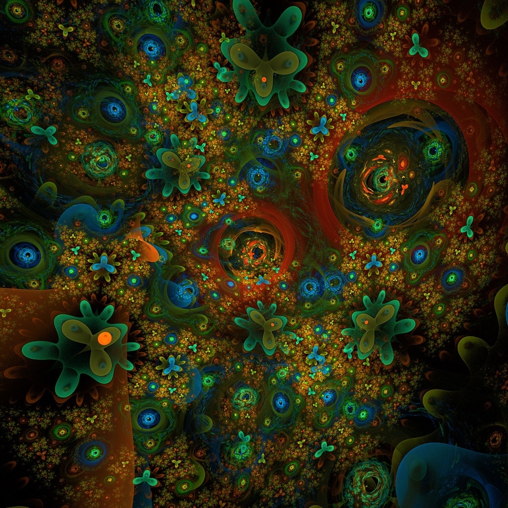 Зеленые абстрактные листья на фоне