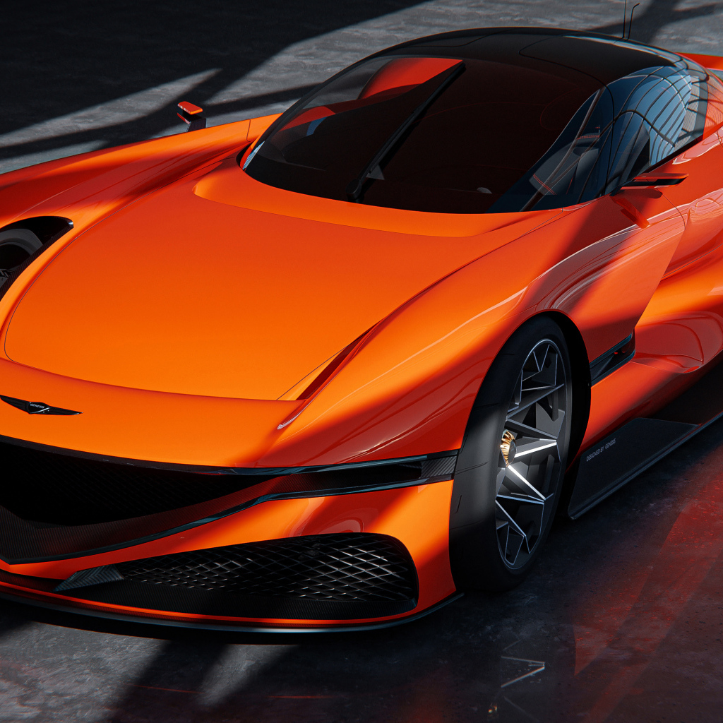 Дорогой быстрый автомобиль Genesis X Gran Berlinetta