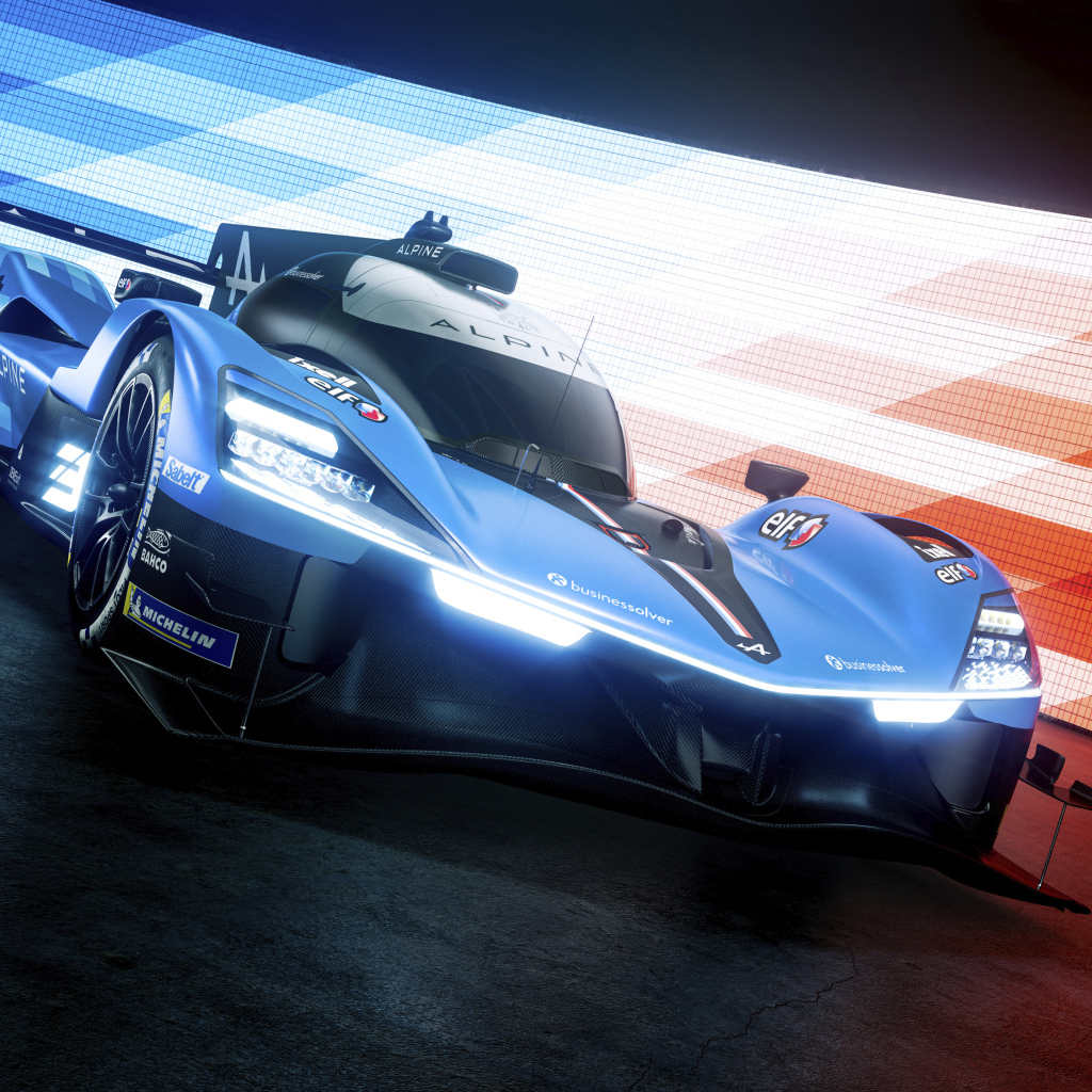 Быстрый спортивный автомобиль Alpine A424 2024 года