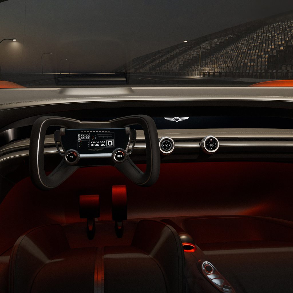 Салон автомобиля Genesis X Gran Berlinetta