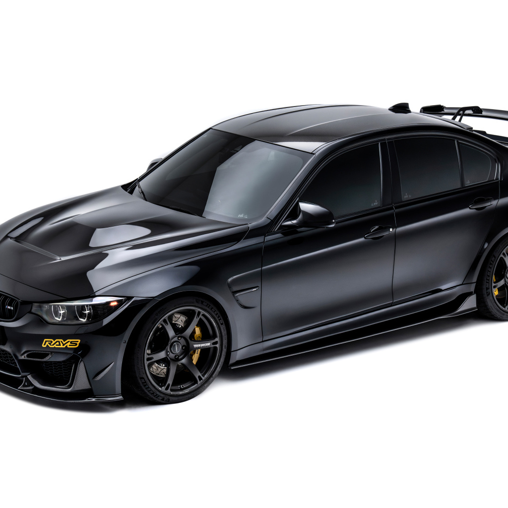 Черный автомобиль  BMW M3