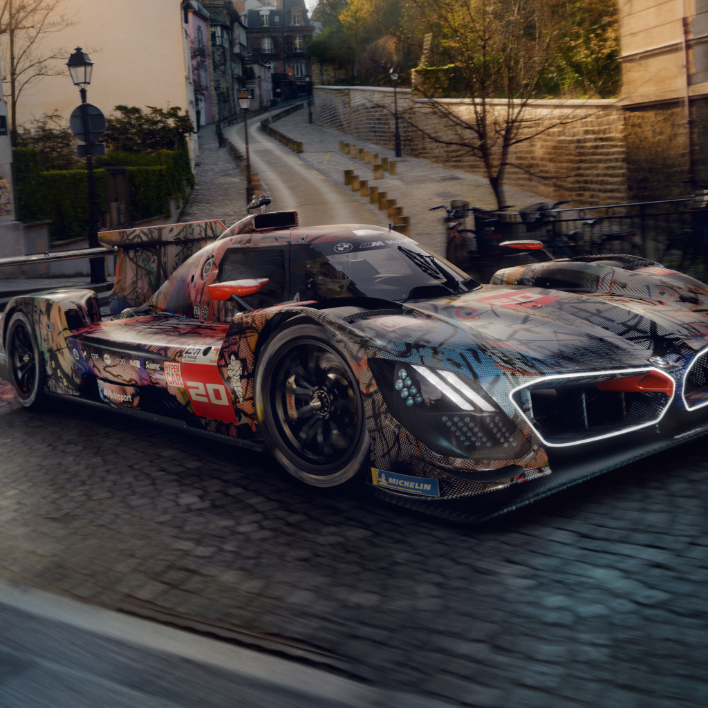 Быстрый BMW Art Car By Julie Mehretu