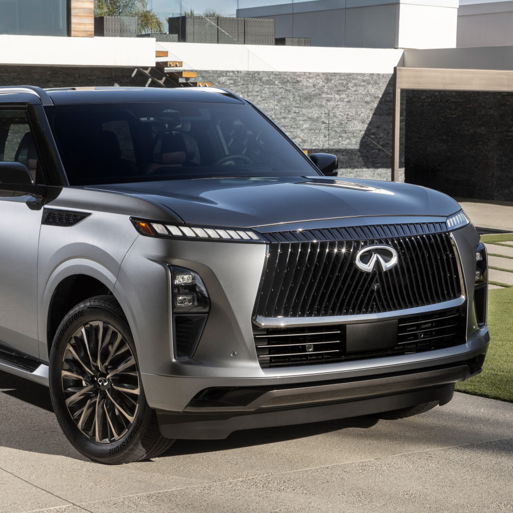 Серебристый внедорожник  Infiniti QX80 Autograph AWD 2025 года