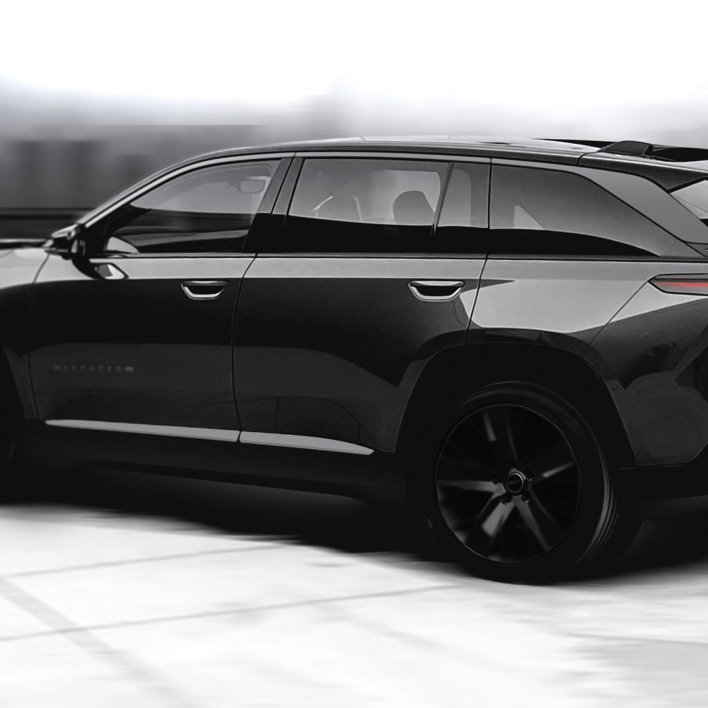 Черный автомобиль Jeep Wagoneer S 2025 года
