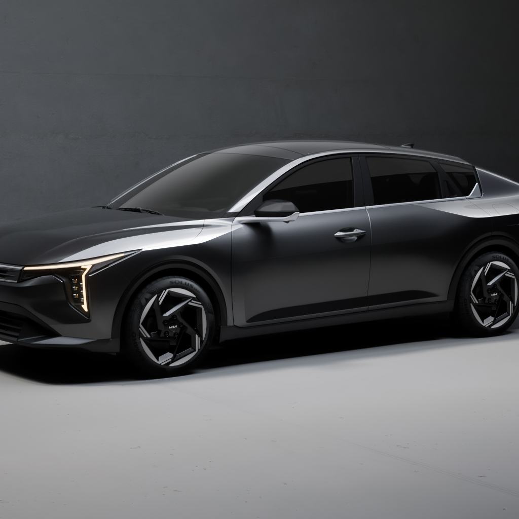 Автомобиль Kia K4 2025 года вид спереди