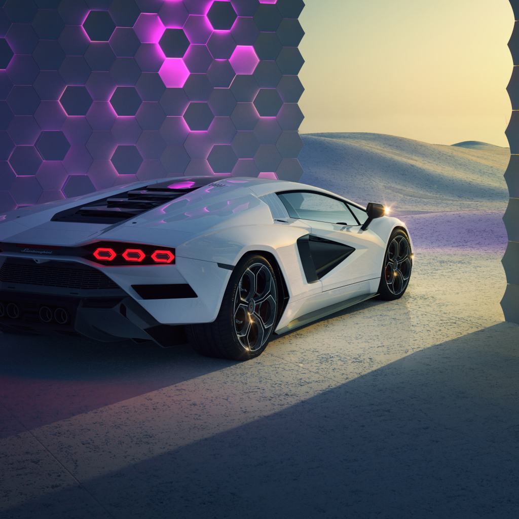 Дорогой автомобиль Lamborghini Countach