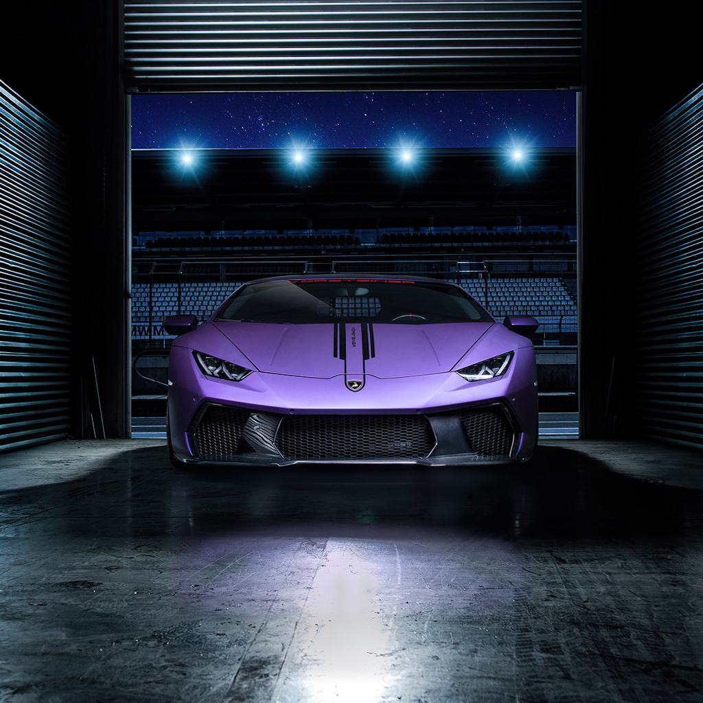 Автомобиль Vorsteiner Lamborghini Huracán Novara в здании